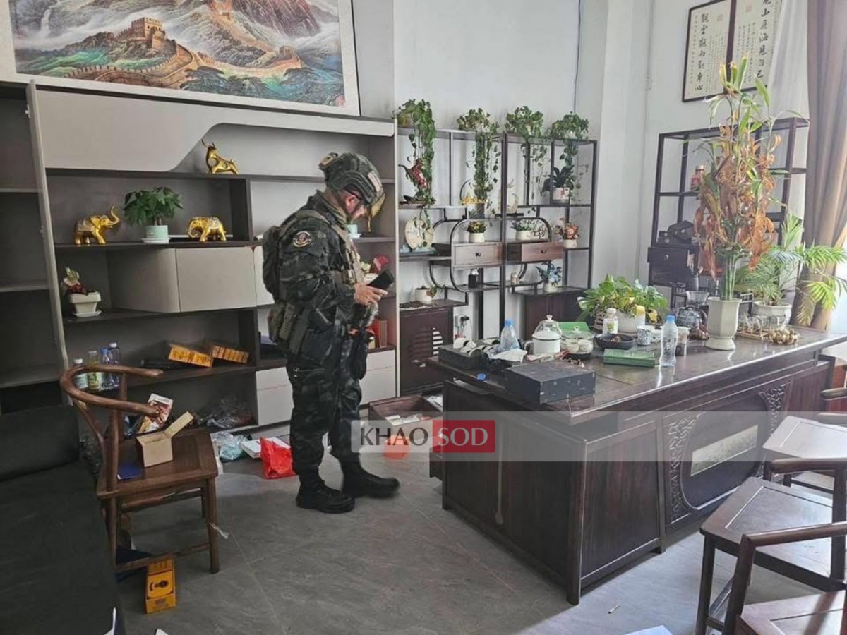 现场照片披露!泰国边境电诈窝点竟发现“多国警察局”!
